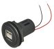 USB voeding 8-34v in> 2X 5v uit inbouw