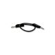 Meetsnoer MLN 50 zwart Hirschmann 0,50m