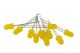Led 5mm geel 10stuks Kemo
