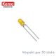 Led 3mm geel ca. 50st. Kemo