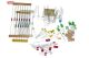 Creatieve Led-set  ca. 50x leds en 20x weerstanden Kemo
