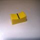 SCHUIFKNOP 19X10 GEEL