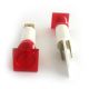 CONTROLE LAMP 240V VIERK. ROOD
