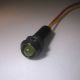 CONTROLE LED GEEL BEVES.=ZWART-12v DC