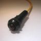 CONTROLE LED ROOD BEVEST.=ZWART KNIPPER-12v DC