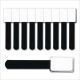 Klittenband Mini per set van 10- zwart- label the cable