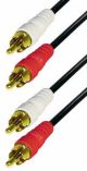 2x RCA plug - 2x RCA vergulde connectoren 5.0 m