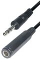6.3mm male stereo <<>> 6.3mm female stereo verlengkabel *