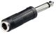 6.3mm male mono <<>> 6.3mm female stereo koppeling *