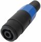 PA connector female vergrendelbare 2-polig*