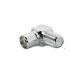 F verloopadapter F female >> TV antenne male haaks