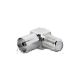 F verloopadapter TV antenne F/F haaks