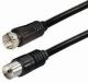 F-Verloopkabel F plug <<>> IEC jack 9.5mm 1.5m