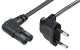 Netsnoer Euro-stekker male >>IEC-C7 (