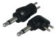 Voedings plug recht 3.5 mm verwisselbaar *