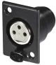 Cannon chassisdeel (XLR) 3-polig female