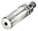 2.5mm Stekker female stereo metaal met veer