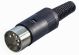 Din plug male 5-polig kunstof 240 graden din 41524 *
