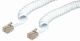 RJ10 verbindingskabel spiraal male <<>> male 2.0 m wit*