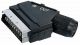 Scart stekker male met DIN 6-pin female aansluiting