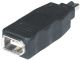 Firewire verloopadapter 4-pins male >> 6-pin female*