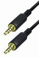 3.5mm Verbindingskabel 4-polig stereo male <<>> male 2 mtr
