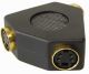 MINI-DIN Hosiden splitter 4-pin 1XF >> 2x F
