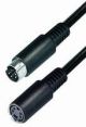 MINI-DIN Hosiden verlengkabel 4-pin M/F 5.0 m