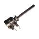 Potmeter stereo lineair 4mm as 1M Piher