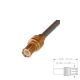 MCX soldeer/crimp plug male RG 188-316-161-174 kabel