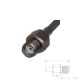 SMA soldeer/crimp plug female RG 161-174-188-316 kabel