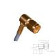 SMA crimp plug male haaks RG58-141-303 kabel