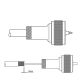 UHF twist-on plug male RG58-142-400 kabel