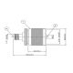 UHF verloopadapter SMA M/F