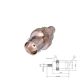 BNC crimp plug female RG179-187 kabel
