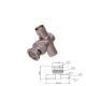 BNC T-splitter met terminator 50 Ohm