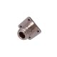 N crimp chassisdeel vierkant female RG142/223/400 kabel