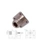 N crimp chassisdeel vierkant female  RG58 kabel