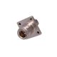 N soldeer chassisdeel vierkant female RG58 kabel