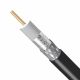 RG-59 kabel coax c/u mil 75ohm -haspel 100 mtr Ø6.2 mm zwart